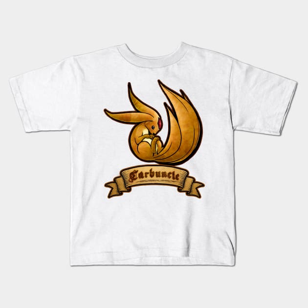 Carbuncle Kids T-Shirt by mcashe_art